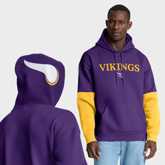NFL Minnesota Vikings Helmet Retro Pullover Hoodie