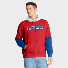NFL New England Patriots Helmet Retro Pullover Hoodie