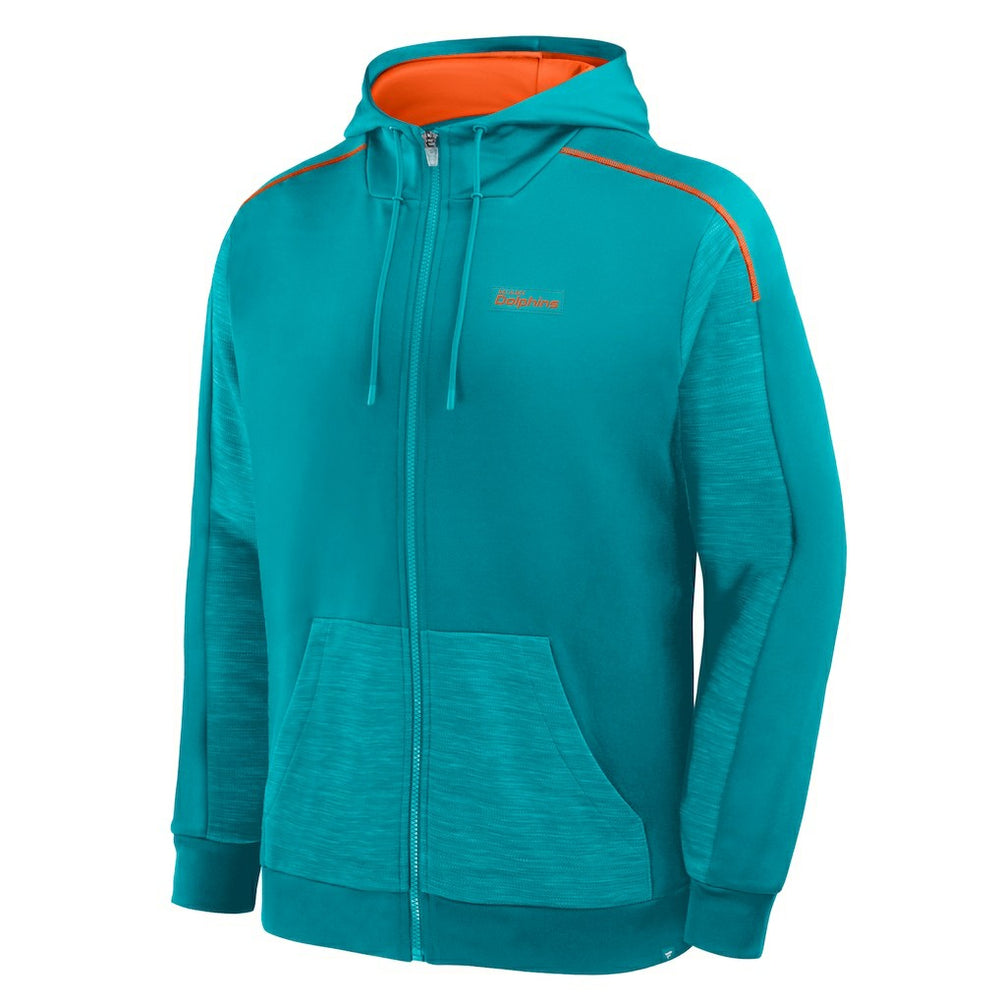 NFL Miami Dolphins Checkdown Pass Full-Zip Hoodie