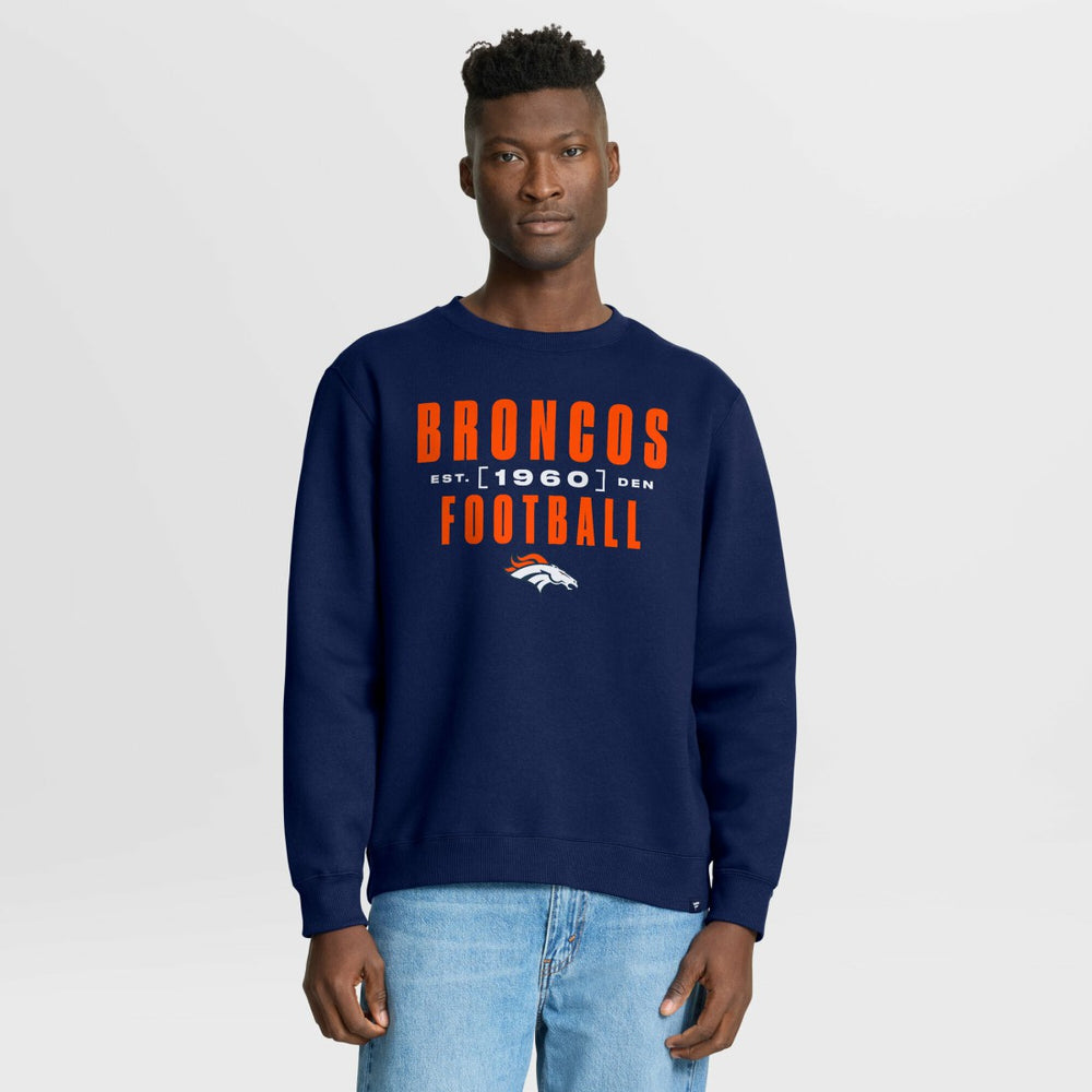 NFL Denver Broncos Powerful Throw Legacy Pullover Sweatshirt