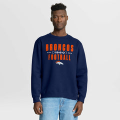 NFL Denver Broncos Powerful Throw Legacy Pullover Sweatshirt