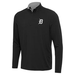 Detroit Tigers Antigua Content Quarter-Zip Top - Black