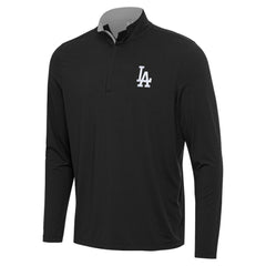 Los Angeles Dodgers Antigua Content Quarter-Zip Top - Black