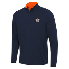 Houston Astros Antigua Content Quarter-Zip Top - Navy