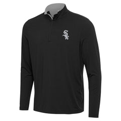 Chicago White Sox Antigua Content Quarter-Zip Top - Black