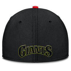 San Francisco Giants Neon 90s Rise SwooshFlex Hat - Crimson/Black | Nike