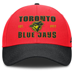 Toronto Blue Jays Neon 90s Rise Adjustable Hat - Crimson/Black | Nike