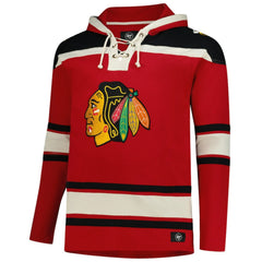 Chicago Blackhawks '47 Big & Tall Superior Lacer Fleece Pullover Hoodie