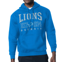 NFL Detroit Lions Starter Retro Team Logo Pullover Hoodie