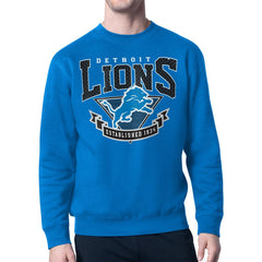 NFL Detroit Lions Starter ‘80s Inspired Pullover Sweatshirt