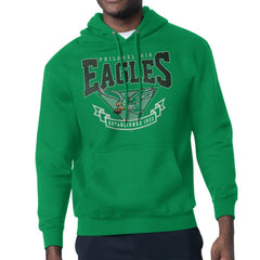 NFL Philadelphia Eagles Starter Team Retro Logo Fleece Tri-Blend Pullover Hoodie