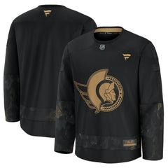 Ottawa Senators Fanatics 2024 Military Appreciation Practice Jersey