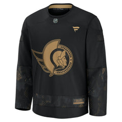 Ottawa Senators Fanatics 2024 Military Appreciation Practice Jersey