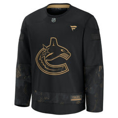 Vancouver Canucks Fanatics 2024 Military Appreciation Practice Jersey