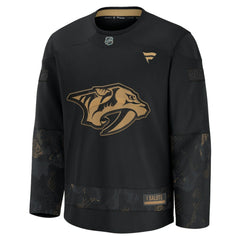 Nashville Predators Fanatics 2024 Military Appreciation Practice Jersey