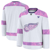 Detroit Red Wings Fanatics 2024 Hockey Fights Cancer Practice Jersey
