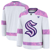 Seattle Kraken Fanatics 2024 Hockey Fights Cancer Practice Jersey
