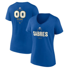 Buffalo Sabres Women's Personalized Name & Number Midfielder V-Neck T-Shirt