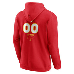 Calgary Flames Personalized Name & Number Midfielder Pullover Hoodie