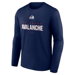 Colorado Avalanche Personalized Name & Number Midfielder Long Sleeve T-Shirt