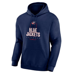 Columbus Blue Jackets Personalized Name & Number Midfielder Pullover Hoodie
