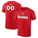 Detroit Red Wings Personalized Name & Number Midfielder T-Shirt