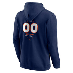 Edmonton Oilers Personalized Name & Number Midfielder Pullover Hoodie