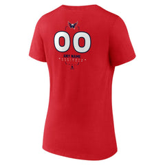 Washington Capitals Women's Personalized Name & Number Midfielder V-Neck T-Shirt