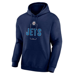Winnipeg Jets Personalized Name & Number Midfielder Pullover Hoodie