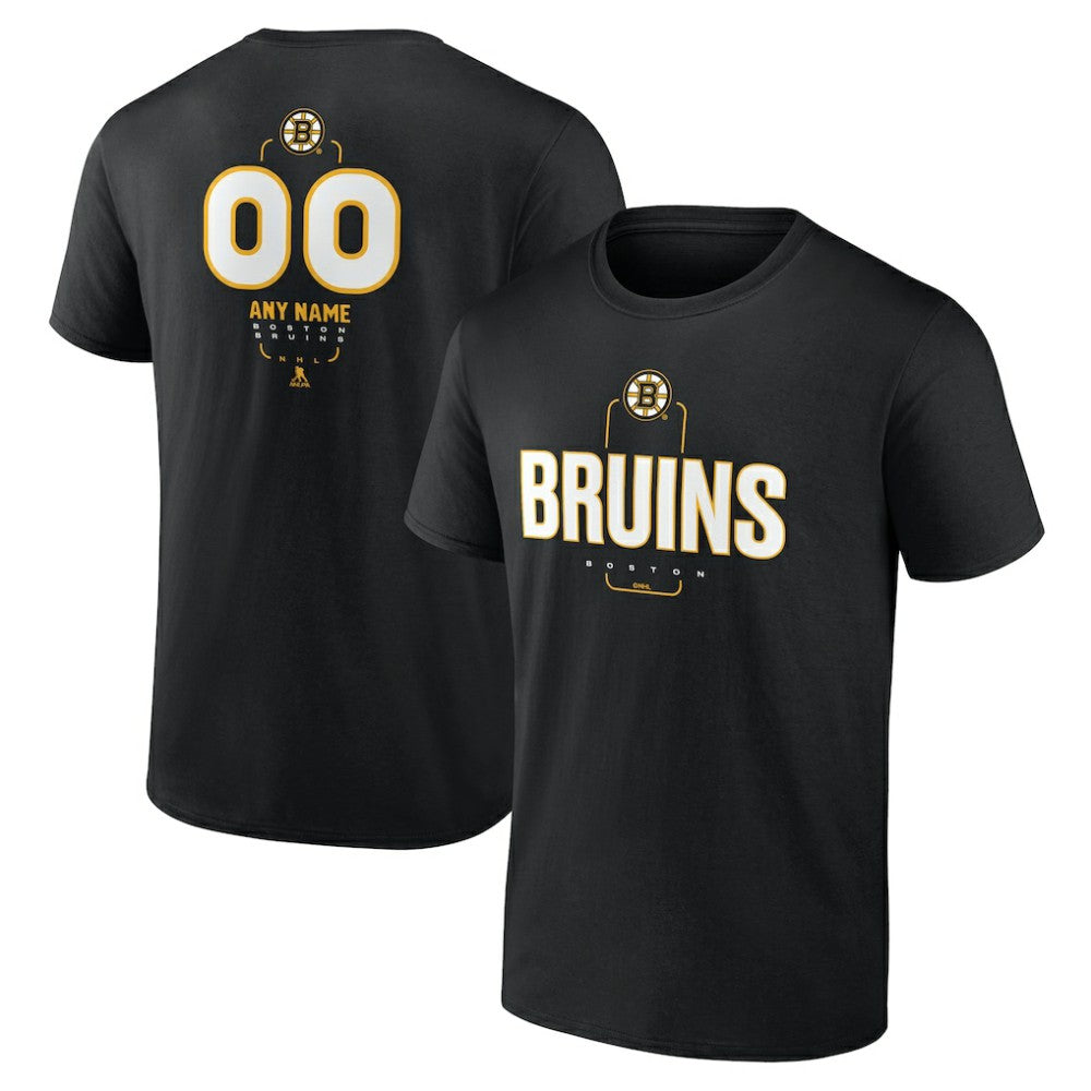Boston Bruins Personalized Name & Number Midfielder T-Shirt