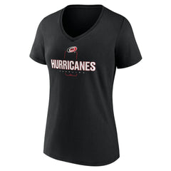 Carolina Hurricanes Women's Personalized Name & Number Midfielder V-Neck T-Shirt