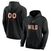 Minnesota Wild Personalized Name & Number Midfielder Pullover Hoodie