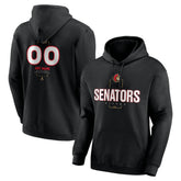Ottawa Senators Personalized Name & Number Midfielder Pullover Hoodie