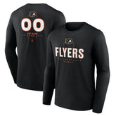 Philadelphia Flyers Personalized Name & Number Midfielder Long Sleeve T-Shirt