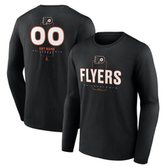 Philadelphia Flyers Personalized Name & Number Midfielder Long Sleeve T-Shirt