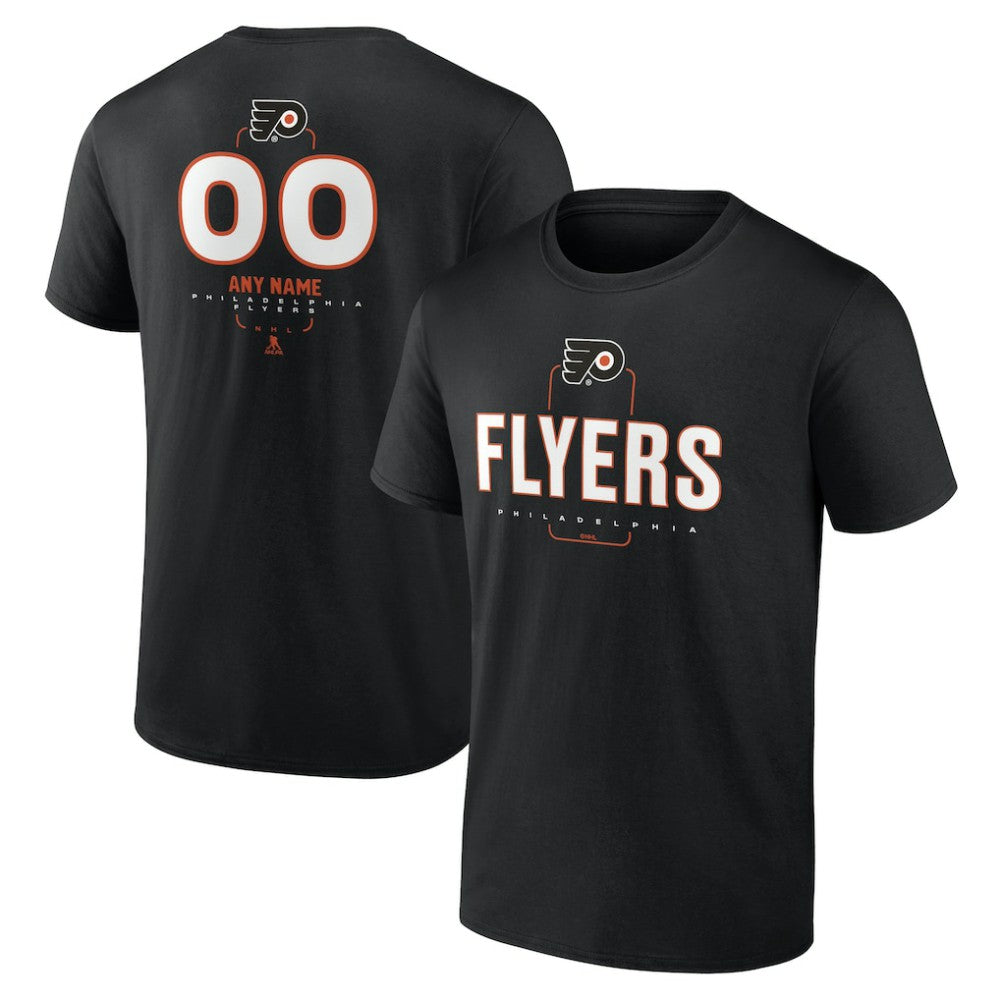 Philadelphia Flyers Personalized Name & Number Midfielder T-Shirt