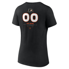 Philadelphia Flyers Women's Personalized Name & Number Midfielder V-Neck T-Shirt