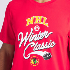 Chicago Blackhawks lululemon 2025 NHL Winter Classic Soft Jersey T-Shirt