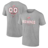 Detroit Red Wings Personalized Name & Number Midfielder T-Shirt