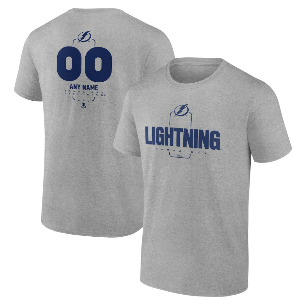 Tampa Bay Lightning Personalized Name & Number Midfielder T-Shirt