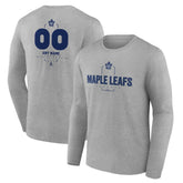 Toronto Maple Leafs Personalized Name & Number Midfielder Long Sleeve T-Shirt