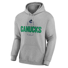 Vancouver Canucks Personalized Name & Number Midfielder Pullover Hoodie