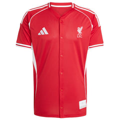 Liverpool Full-Button Baseball Jersey / Soccer On sale