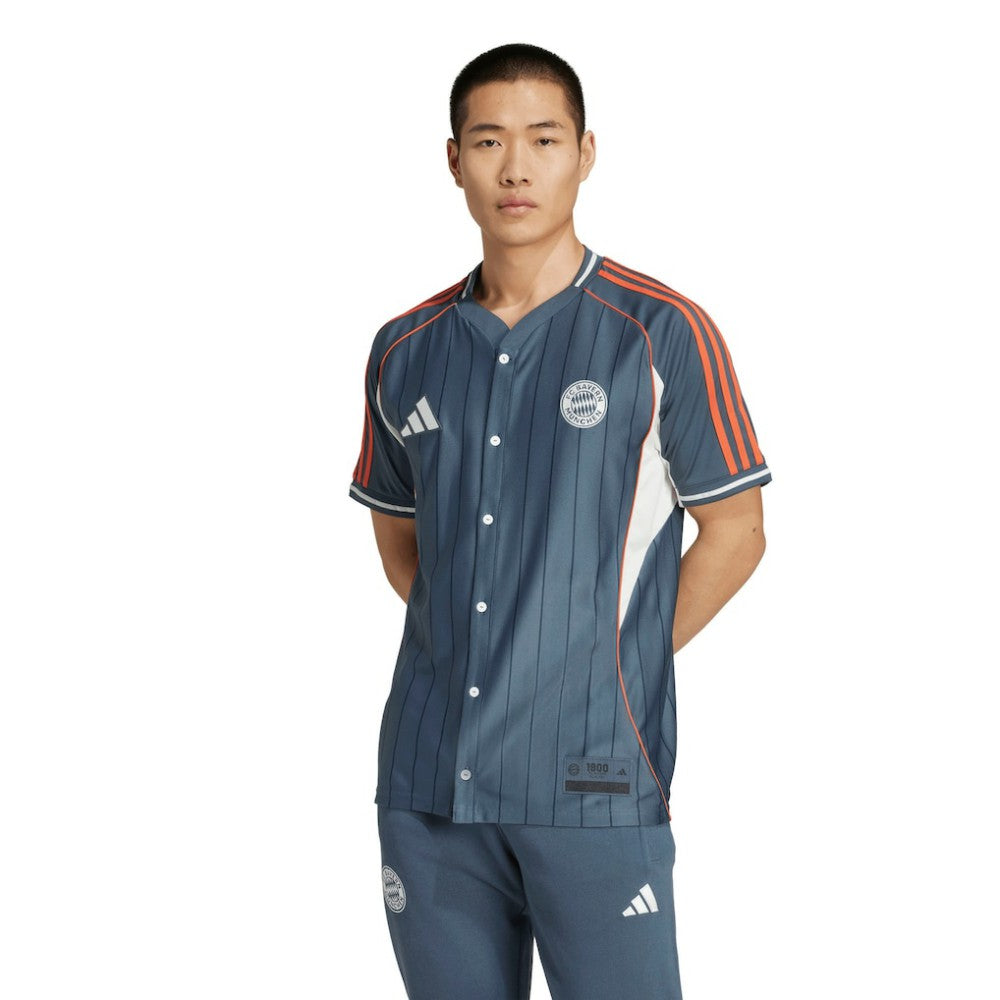 Bayern Munich US Pack Full-Button Baseball Jersey / Soccer Discount