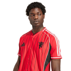 Manchester United US Pack Full-Button Baseball Jersey / Soccer Online