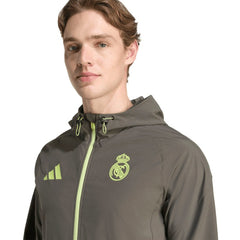 Real Madrid 2025/26 Tiro Vis Tech Travel Jacket / Soccer Online