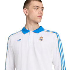 Real Madrid Terrace Icons Long Sleeve Polo / Soccer Outlet