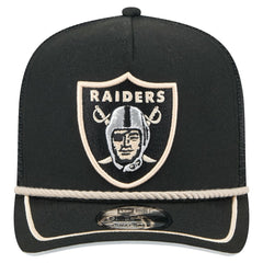 NFL Las Vegas Raiders Vintage Team Rope A-Frame Trucker 9FIFTY Snapback Hat