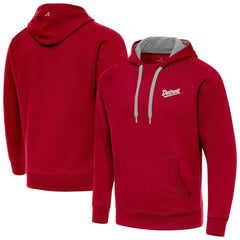 Detroit Red Wings Antigua 2025 NHL Stadium Series Victory Pullover Hoodie