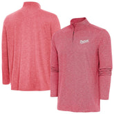 Detroit Red Wings Antigua 2025 NHL Stadium Series Hunk Quarter-Zip Jacket